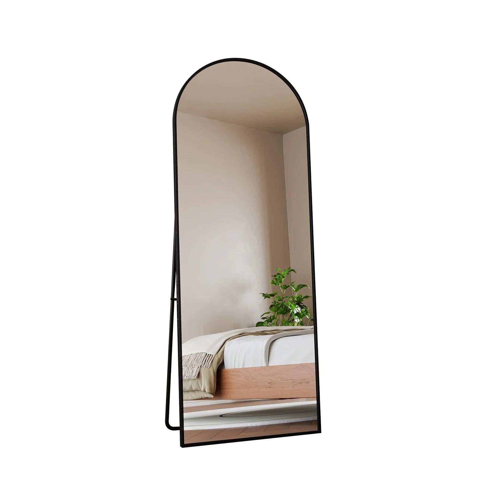 Curved Standing Mirror