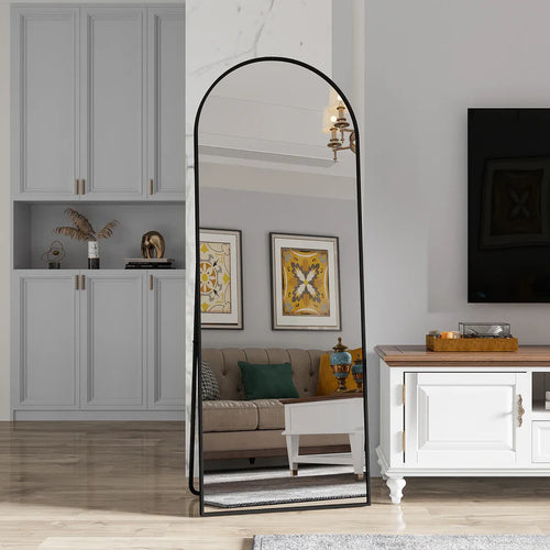Curved Standing Mirror